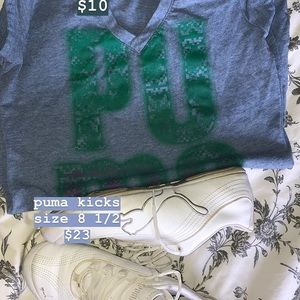 puma shirt and shoes pair!!